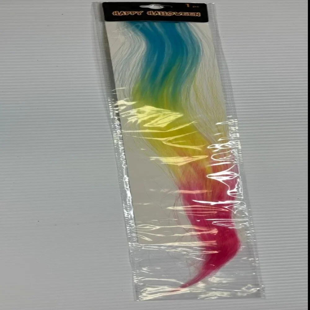 Hair Extensions Halloween Set of 2 Blue & Pink Ombre 19